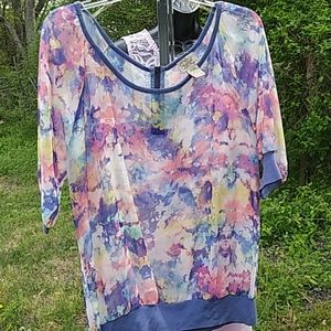 Eyelash Couture Sheer Blouse